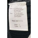 Elan Bree Black And White Women’s Sweater Mock Neck Size Large NWT Photo 9