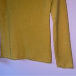 Prive Size S Yellow Cashmere Sweater Crew Neck Minimalist Contemporary Capsule Photo 6