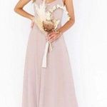 Show Me Your Mumu NWT  -faith maxi dress beige chiffon Photo 0