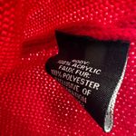 33 Degrees cat Christmas sweater tinsel bells s ugly sweater sequins embroidered Red Photo 5