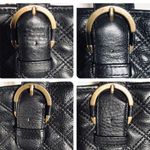 Michael Kors Black Leather Quilted Tote Photo 9