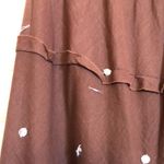 Krishna flowy brown 36” maxi dress with sequins size M elastic‎ waist (M Photo 2