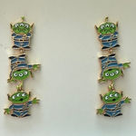 BaubleBar NWOT Disney x  Toy Story Alien Earrings | Tiered‎ & Stacked | Jewelry Photo 0
