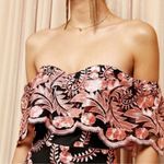 Soiéblu SOIEBLU Off Shoulder Embroidered Mexican Catrina Elegant Mermaid Maxi Dress Sz S Photo 5