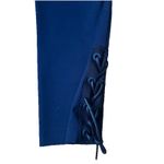 Rag and Bone  High Rise Simone Pants Stretch Ankle Lace Up Navy Women’s Size 8 Photo 5