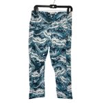 Gaiam  High-Rise Printed Yoga Leggings Women's Large Blue Teal Activewear Photo 1