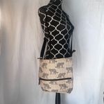 FatFace Big Cat Natural Woven Tia Crossbody Shoulder Bag Purse Jute Leopard Photo 12