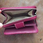 Coach EUC Signature C Pink Patent Purse Wallet Photo 3