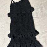 Forever 21 Black Ruffle Tube Dress Photo 0