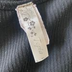 Early 2000's Y2K Horror Print Grunge Long Graphic Short Sleeve Lace Up Top M Black Size M Photo 5