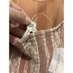 American Eagle New Women’s Mauve Striped Halter Backless Jumpsuit Size Medium Photo 4