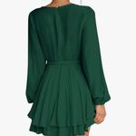 Emerold long sleeve dress Deep V Photo 2