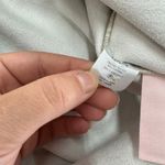 Saylor  Top Womens Small‎ Tan Remi Faux Leather 1/4 Zip Pullover Photo 7