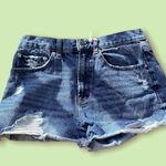 Vanilla Star Jeans Cheeky Distressed Shorts Photo 0