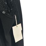 Aya Muse Alpin Beaded Open Back Halter Dress Black Size XL NWT Photo 9