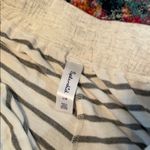 Splendid  White & Gray Stripe Pajama Loungewear Set Photo 7