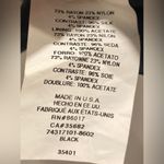 Bebe Black Square Neck Sleeveless Mini Dress With Front Buttons & Silk Details Photo 11