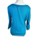 H&M ⭐️ Divided Mesh Eyelet Half Sleeve Pullover Sweater Photo 4