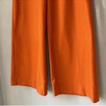 American Retro Orange Felt Wide Leg Crop Trousers Size 36 Photo 4