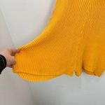 Free People Beach Nola Sweater Romper Bright Orange Size Small Resort Beach Photo 2