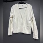Bella Dahl NEW  Fuzzy Cardigan Winter White S Photo 1
