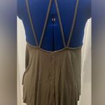 Free People Rock your world Tank Olive Green Flowy Tank Top. Size Medium Photo 3