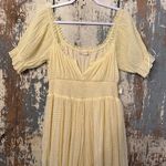 Altar'd State NWT  Butter yellow Puff Sleeve Romper, size Large Photo 1