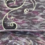 Early 2000's Grunge Tattoo Graphic Studded Gray Purple Grunge 3/4 Sleeve Top M Size M Photo 5