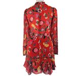 Alexis Morgana Ruffle-Tiered Floral Print Mini Dress Sz Small Photo 4