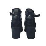 Sam Edelman Hannah Black Suede Leather Strap Almond Toe Chelsea Ankle Boots 8.5 Photo 2