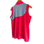 Sport Haley Athletic Golf Polo Shirt Size Large‎ Pink/Blue Pink Photo 1