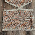 Retrofête Retrofete Viola Tiger Stripe Dress Sequin Size Large NWT Halter Open Back Photo 3