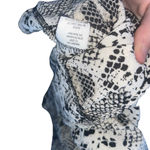 Kendall + Kylie  Monochrome Snakeskin Dress Photo 4