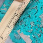 Guess Marciano by High Waisted Teal lace short Size 4 Photo 7