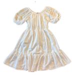 Knox Rose white embroidered puff sleeve dress size xsmall Photo 2