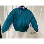 Columbia Reversible Retro 80s 90s Crop Ski Down Puffer Jacket Women M Gorpcore Photo 3