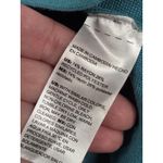 Chico's  Short Sleeve Dark Aqua Thin Mock Sweater Pullover Size 3 - XL 16/18 Photo 1