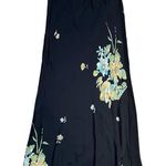 carole little Vintage 90s  Floral Maxi Rayon Skirt Photo 1