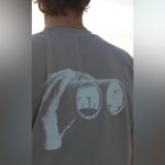 NWT GOD WORK Women’s/Mens Oversized Drop Shoulder Graphic Worship Tee Gray Size L Photo 3