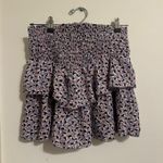 Cheetah Mini Skirt Purple Size M Photo 0