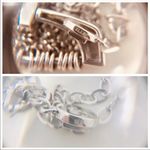 Elle  Collection Sterling silver fringe set, NWOT Photo 7