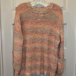 a.n.a  Orange/Tan Knit Striped Pullover Sweater size 0X Photo 7