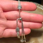 Sterling Silver DGS Turkey Filigree Floral White Pearl 925  Adjustable Bracelet Photo 14