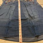Knox Rose Knox‎ Rose Jean Tank Embroidered Floral Design - Size M Photo 8