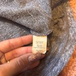 Madewell  Sweetheart Sleeveless Sweatshirt Peplum Top Gray $78 Womens Medium M Photo 5