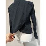 Banana Republic  women button up black shirt blouse size M Photo 6