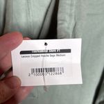 Independent Trading Co Lennon Cropped Peace Love Happiness Hoodie Sage Sz Medium Green Photo 7