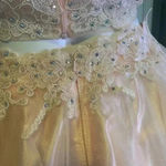 May Queen Couture Two Pieces Short Prom Dress With Precious Beads. Pink Size 8 Photo 9
