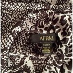 AFRM Leopard Print Women's Top Black Size XS Photo 1
