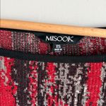 Misook  Knit Draped Poncho Sweater  in Rouge Black XS Photo 4